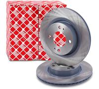 FEBI BILSTEIN Disco freno 108391 – Assale anteriore, ventilazione interna – Set 2 pezzi