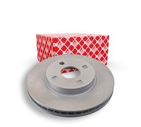 FEBI BILSTEIN Disco freno 108560 Anteriore ventilato Ø255 mm Set 2 pezzi per Toyota