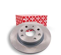 2x Disco freno Assale posteriore pieno 108568 FEBI BILSTEIN per MAZDA 323 S IV
