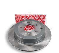 2x Disco freno Assale posteriore pieno 108629 FEBI BILSTEIN per HYUNDAI KIA