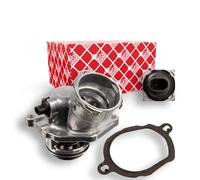 Febi bilstein 108755 - Termostato con alloggiamento, guarnizione e interruttore di temperatura, 1 pezzo