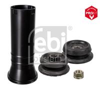 Febi Bilstein Set di supporti a molla 109508 con materiale di montaggio, 1 pezzo, Nero