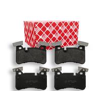 febi bilstein 116132 Kit Pastiglie Freni Auto (posteriore) - Set di 4 Pastiglie Freno Disco | BENZ