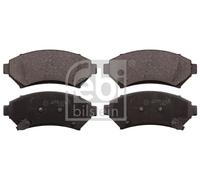 FEBI BILSTEIN 116156 Kit pastiglie freno, Freno a disco per BUICK,OPEL,VAUXHALL