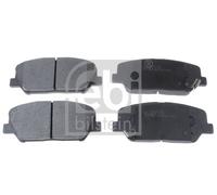 FEBI BILSTEIN 116282 Kit pastiglie freno, Freno a disco per HYUNDAI,KIA