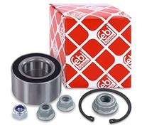 febi bilstein 14250 kit cuscinetto ruota con dado asse, dadi e anello di sicurezza, 1 unità