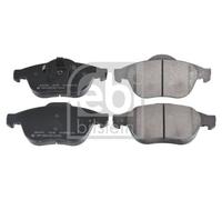 febi bilstein 16427 pastiglie freno con aggiunta di materiale (anteriore) - set di 4 pastiglie disco |