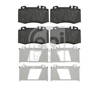 FEBI BILSTEIN 16454 Kit pastiglie freno, Freno a disco per MERCEDES-BENZ,MERCEDE