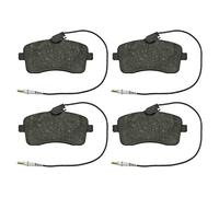 febi bilstein 16547 pastiglie freno (anteriore) - set di 4 pastiglie disco | PEUT