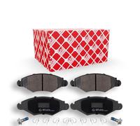 febi bilstein 16575 pastiglie freno (anteriore) - set di 4 pastiglie disco | PEUT