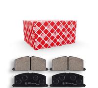 febi bilstein 16581 pastiglie freno con aggiunta di materiale (anteriore) - set di 4 pastiglie disco |