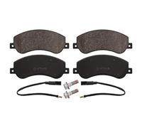 febi bilstein 16637 pastiglie freno con aggiunta di materiale (anteriore) - set di 4 pastiglie disco | ,