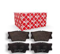 febi bilstein 16651 pastiglie freno (posteriore) - set di 4 pastiglie disco | ,