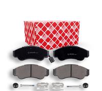 FEBI BILSTEIN 16663 Kit pastiglie freno, Freno a disco per CITROËN,FIAT,PEUGEOT