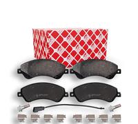 febi bilstein 16673 pastiglie freno con aggiunta di materiale (anteriore) - set di 4 pastiglie disco |