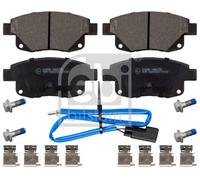 Set Pastiglie Freno Febi per Ford Transit Mk 6 Bus Cassone Ribaltabile Dietro