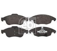 febi bilstein 16713 pastiglie freno (anteriore) - set di 4 pastiglie disco | CITROËN, DS, PEUGEOT