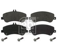 febi bilstein 16808 pastiglie freno con viti (anteriore) - set di 4 pastiglie disco | MERCEDES BENZ