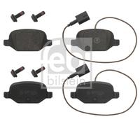 febi bilstein 16856 pastiglie freno con viti (posteriore) - set di 4 pastiglie disco | , ,