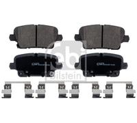 FEBI BILSTEIN 16983 Kit pastiglie freno, Freno a disco per OPEL,VAUXHALL