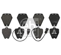 FEBI BILSTEIN 16999 Kit pastiglie freno, Freno a disco per AUDI