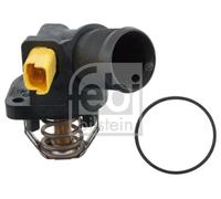 Febi bilstein 170586 - Termostato con alloggiamento, guarnizione e interruttore di temperatura, 1 pezzo