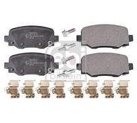 FEBI BILSTEIN 170623 Kit pastiglie freno, Freno a disco per JEEP