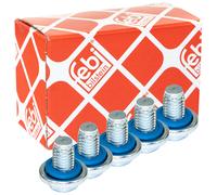 FEBI Bilstein 176254 M12 x 1,75 Set 5 Pezzi Tappo Scarico Olio Opel