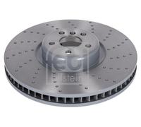 Disco freno FEBI BILSTEIN 179593 anteriore, ventilato, fessura, altamente carbonizzato, 1 Pezzo