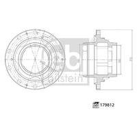 FEBI BILSTEIN 179812 Mozzo ruota per IVECO