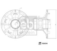 FEBI BILSTEIN 180694 Mozzo ruota
