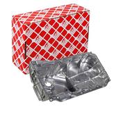 Febi Bilstein 182215 coppa olio con vite di scarico dell'olio, anello di tenuta e foro per sensore di livello dell'olio, 1 pezzo