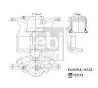 FEBI BILSTEIN 182272 Pinza freno per ALFA ROMEO,FIAT,OPEL,VAUXHALL