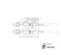 FEBI BILSTEIN 183762 Giunto assiale, Asta trasversale per TOYOTA