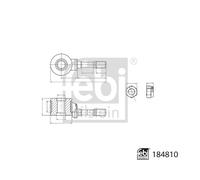 FEBI BILSTEIN 184810 ASTA/PUNTONE, STABILIZZATORE