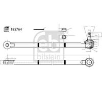 FEBI BILSTEIN 185764 Testina sterzo