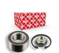 febi bilstein 19213 kit cuscinetto ruota con anello ad impusi ABS, dado asse ed anello di bloccaggio, 1 unità