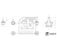 FEBI BILSTEIN 192879 ASTA/PUNTONE, STABILIZZATORE