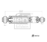 FEBI BILSTEIN 194153 Ammortizzatore per NISSAN,OPEL,RENAULT,VAUXHALL