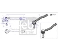 FEBI BILSTEIN 194763 Testina sterzo