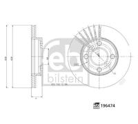 FEBI BILSTEIN 196474 Disco freno