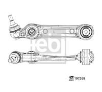 FEBI BILSTEIN 197268 Braccio oscillante, Sospensione ruota per BMW