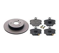 Febi bilstein 22345 Disco Freno (Anteriore) Set Di 2 Dischi Smart & 16485 Pastiglie Freno Con Viti (Anteriore) Set Di 4 Pastiglie Disco