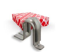 Supporto stabilizzatore Assale anteriore Sx Lamiera d'acciaio 29947 per RENAULT