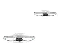 FEBI BILSTEIN 2X Alzavetro Elettrico Posteriore Sinistro Destro Per BMW X3 E83