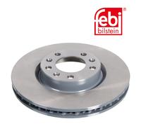 Febi BILSTEIN 2x Disco Freni Anteriore Ø283 MM Oliato per Peugeot 308 Sw II 4E_