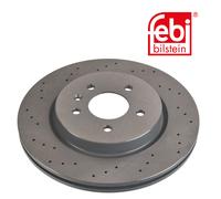 FEBI BILSTEIN 2X Disco Freno Posteriore Ø315 Mm Forato/Interno Per Opel Astra J