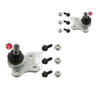 Febi BILSTEIN 2x Giunto di Supporto Guida Anteriore Sinistra Dx per Opel Corsa D