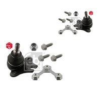 FEBI BILSTEIN 2x Giunto Di Supporto Guida anteriore sinistra dx per VW Golf III