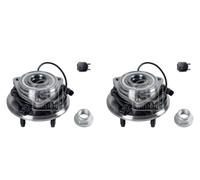 FEBI BILSTEIN 2X Mozzo Ruota Kit Cuscinetti Anteriore Per Jeep Wrangler III JK